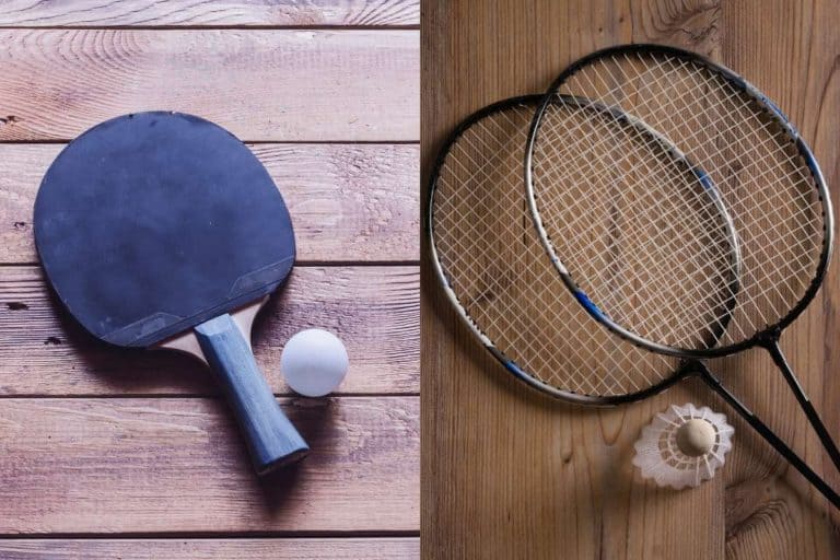 What Is The Difference Between Table Tennis And Badminton? Racket Rampage