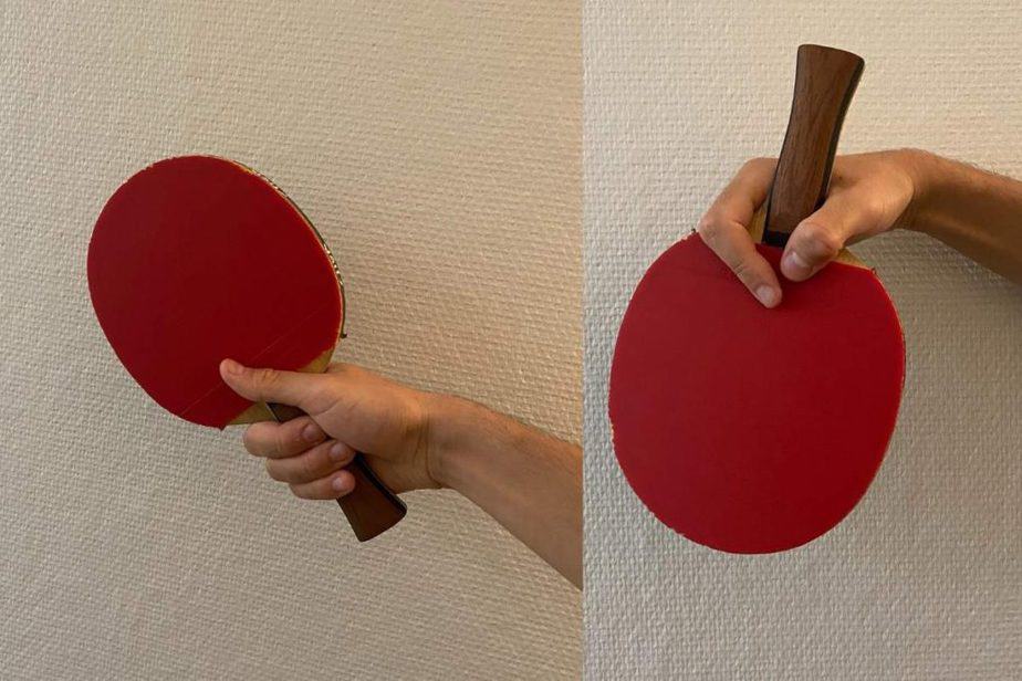 3Balls AU STOCK Details about   1Pair Penhold/Handshake grip Table Tennis Ping Pong Racket Bat 