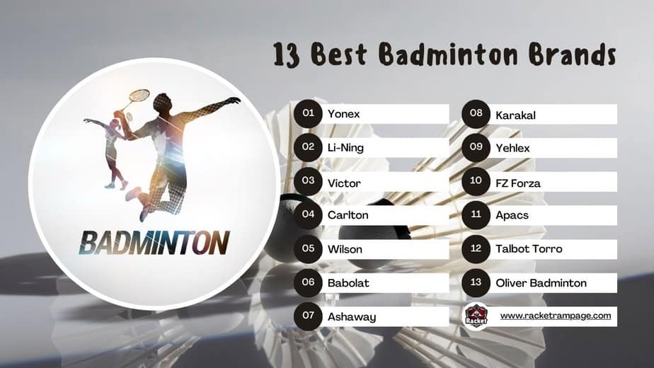 13 Best Badminton Brands The Giants Of Badminton Racket Rampage