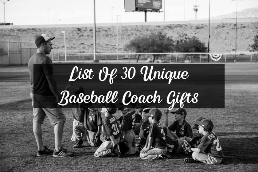 Baseball coach and a team of little league players